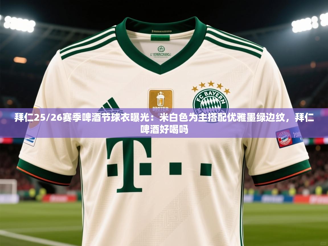 2025开云体育在线网址拜仁25/26赛季啤酒节球衣曝光：米白色为主搭配优雅墨绿边纹，拜仁啤酒好喝吗  第2张