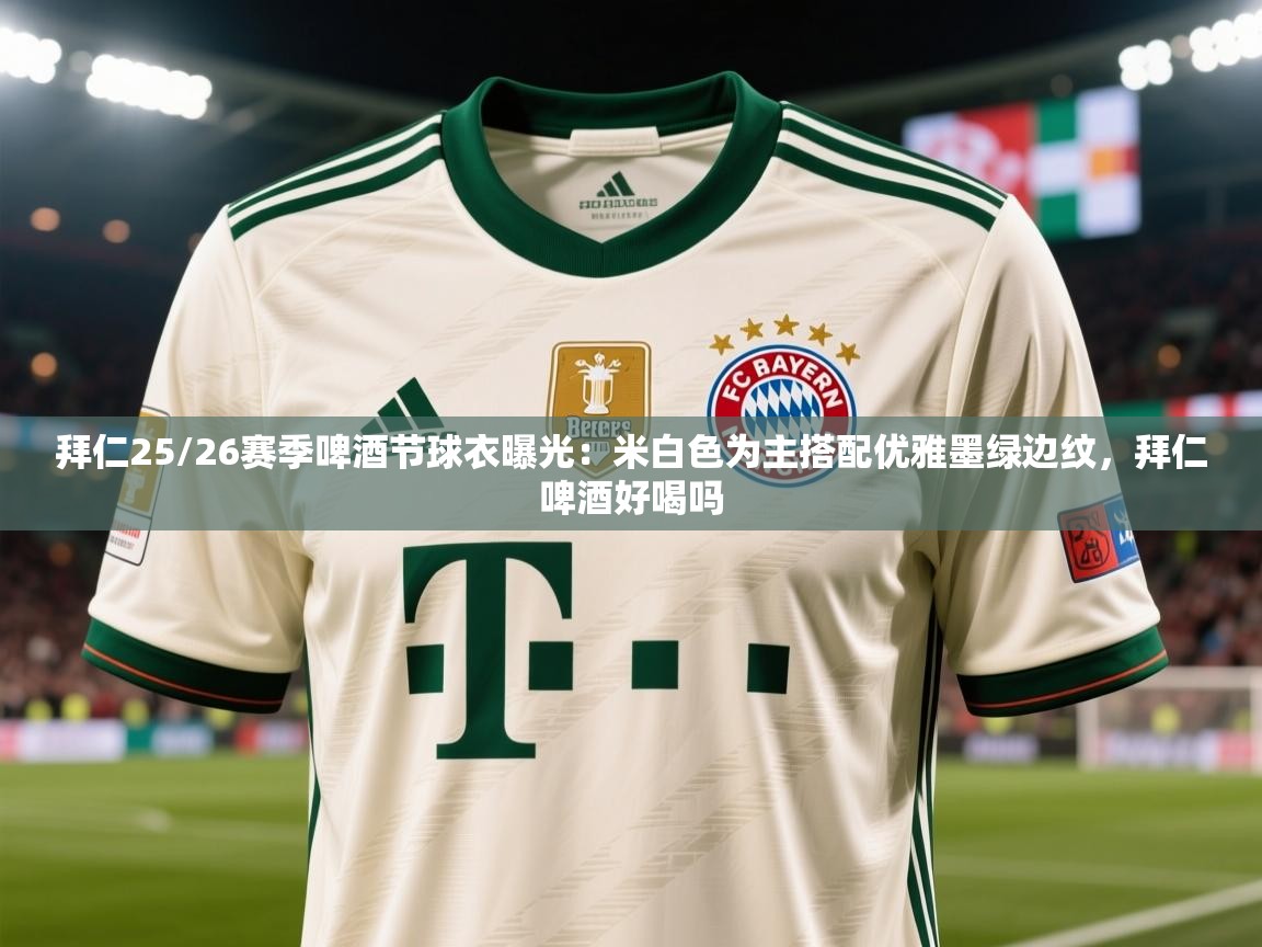 2025开云体育在线网址拜仁25/26赛季啤酒节球衣曝光：米白色为主搭配优雅墨绿边纹，拜仁啤酒好喝吗  第3张