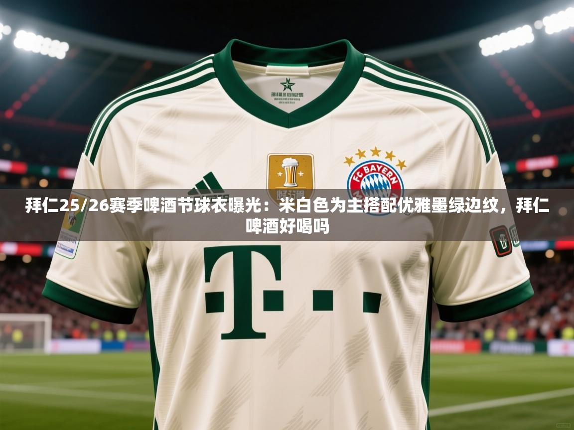 2025开云体育在线网址拜仁25/26赛季啤酒节球衣曝光：米白色为主搭配优雅墨绿边纹，拜仁啤酒好喝吗  第4张